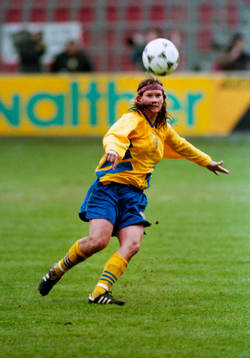 Fotboll, Dam-EM, Tyskland - Sverige, 3-2
