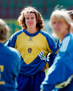 Fotboll, Dam-EM, Tyskland - Sverige, 3-2