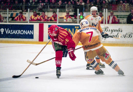 Anders Huss, Brynäs och Per Gustafsson, HV71