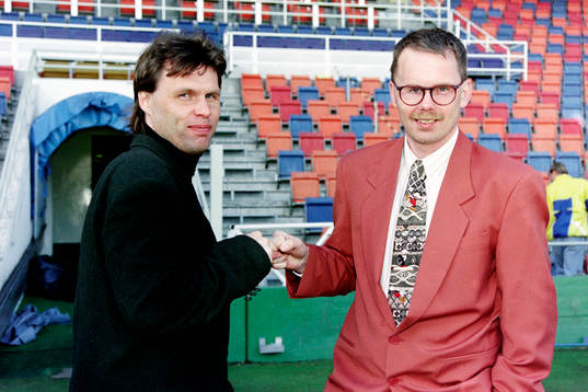 Jan Stahre Vasalunds IF och Janne Sandberg, Visby Gute