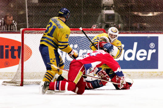 Robert Nordmark och Roger Nordström, målvakt i Sverige