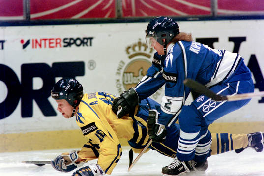 Andreas Johansson, Sverige stoppas av finlands Marko