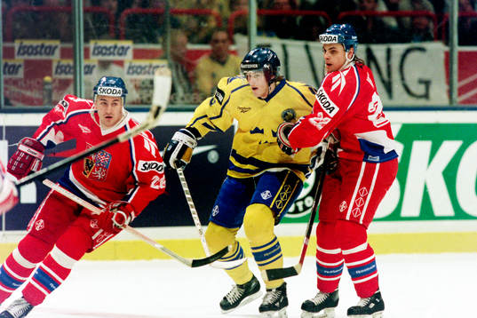 Ishockey, VM, Sverige - Tjeckien, 2-1