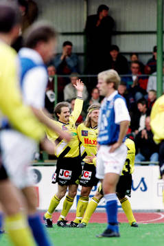 Magnus Arvidsson och Johan Hoff, Hässleholm jublar