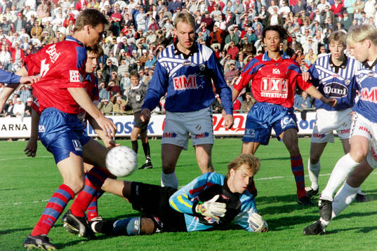 Fotboll, Skandiacupen, Semifinal, Helsingborg - Halmstad,