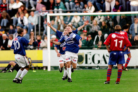Fotboll, Skandiacupen, Semifinal, Helsingborg - Halmstad,