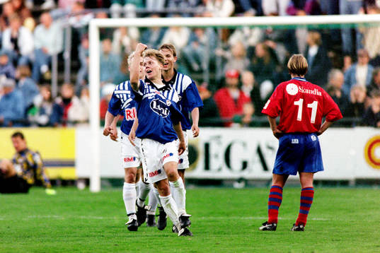 Bläddra bland fler bilder av Fotboll, Skandiacupen, Semifinal, Helsingborg - Halmstad, 0-2