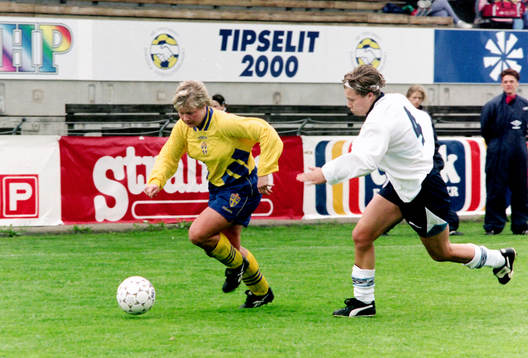 Anneli Andelén, Sverige rycker ifrån englands Samantha