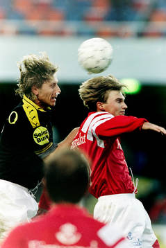 Jesper Jansson, AIK i en duell med degerfors Andreas