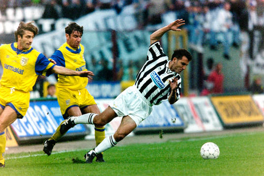 Fotboll, Uefacupen, Final, Juventus - Parma, 1-1