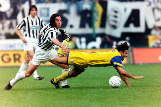 Fotboll, Uefacupen, Final, Juventus - Parma, 1-1