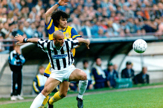 Fotboll, Uefacupen, Final, Juventus - Parma, 1-1