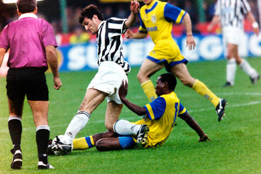 Fotboll, Uefacupen, Final, Juventus - Parma, 1-1