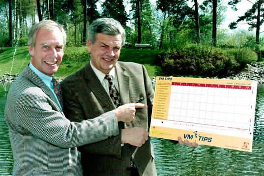 Bengt Simonsson, förbundskapten och Richard Frigren,
