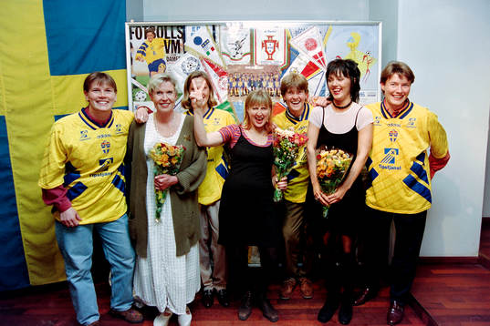 Fr. v Åsa Jakobsson, Susanne Alfvengren, Malin Andersson,