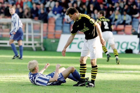 Mats Lilienberg, Göteborg på rygg och Gary Sundgren, AIK