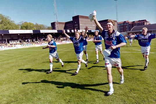 Jesper Mattsson och Halmstad jublar