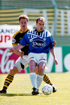 Peter Vougt, Halmstad med Gary Sundgren, AIK i ryggen