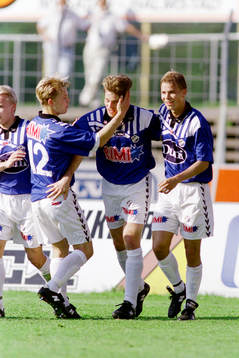 Niklas Gudmundsson, Halmstad jublar