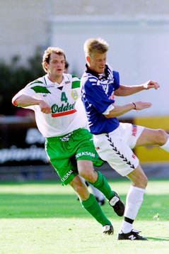 Peter Berggren, Hammarby och Anders Johansson, Halmstad