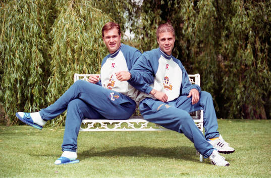 Bengt Andersson, målvakt och Teddy Lucic