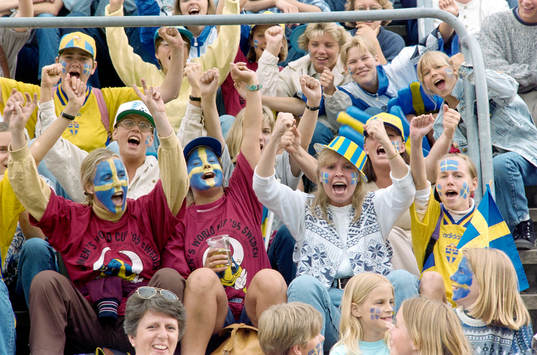 Bläddra bland fler bilder av Fotboll, Dam-VM, Sverige - Brasilien, 0-1