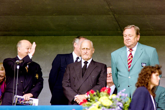 Lars-Åke Lagrell, Joao Havelange och Lennart Johansson