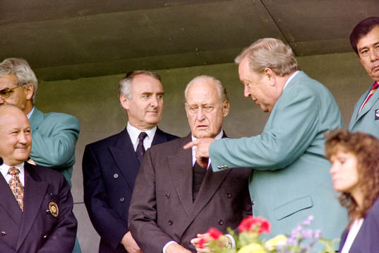 Lars-Åke Lagrell, Joao Havelange och Lennart Johansson