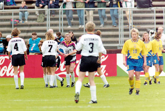 Silvia Neid och Tyskland jublar