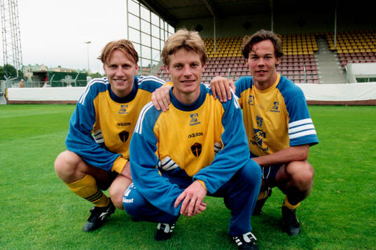 Bläddra bland fler bilder av Fotboll, Sverige - USA, Förhands