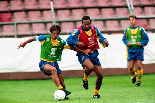 Joachim Björklund, Martin Dahlin, Sverige