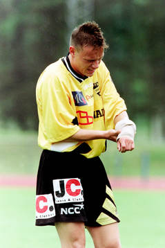 Ingmar Olovsson, Hässleholm har skadat armen