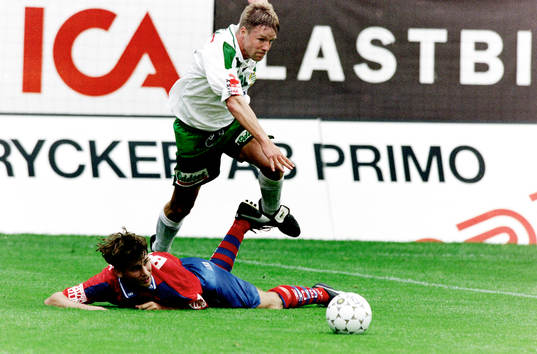 Dan Sahlin, Hammarby tar sig förbi helsingborgs Andreas