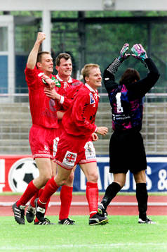 Mathias Håkansson, Mjällby jublar