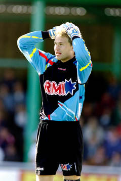 Håkan Svensson, målvakt i Halmstad