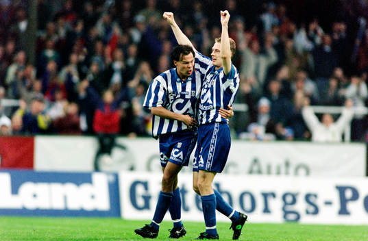 Joachim Björklund och Jonas Olsson, Göteborg jublar