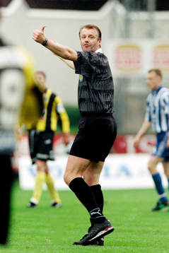 Bosse Karlsson, Jönköping, domare i matchen