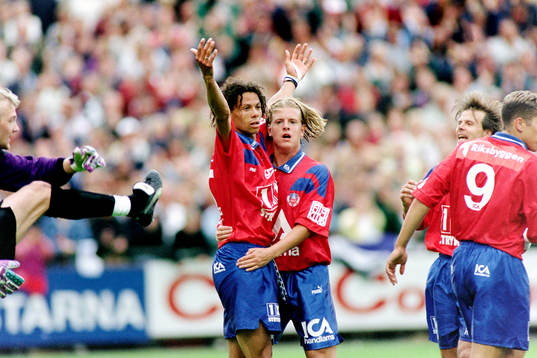 Martin Pringle och Jesper Ljung, Helsingborg jublar