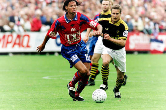 Martin Pringle, Helsingborg och Ola Andersson, AIK