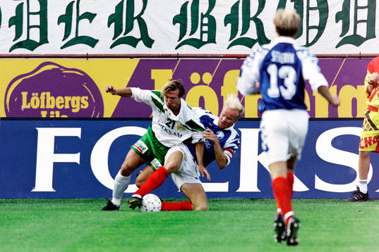 Jonas Brorsson, Trelleborg drar ner Kim Bergstrand, Hammarby