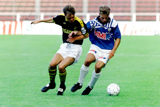 Fotboll, Allsvenskan, AIK - Halmstad, 2-2