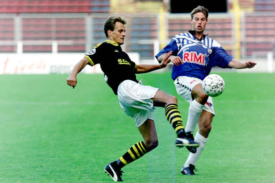 Gary Sundgren, AIK och Niklas Gudmundsson, Halmstad