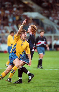 Tomas Brolin jublar