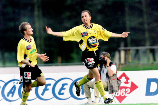 Magnus Arvidsson och Miguel Toré, Hässleholm jublar