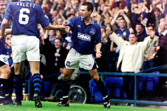 Anders Limpar, Everton jublar