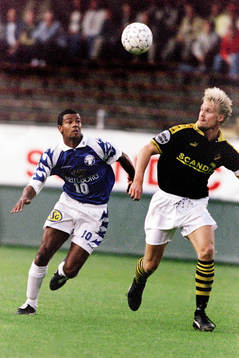 Issa Manglind, Trelleborg och Johan Mjällby, AIK