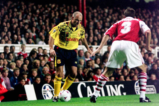 Steve Stone (Forest), Nigel Winterburn (Arsenal)