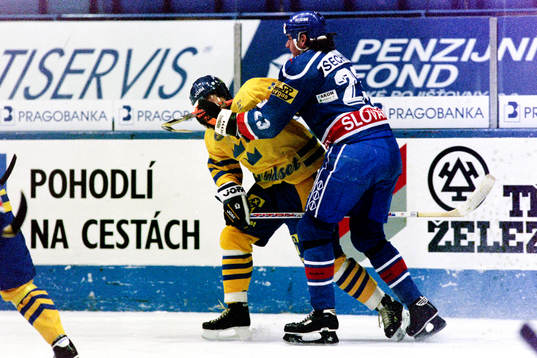 Ishockey, Pragobanka Cup, Sverige - Slovakien, 3-5