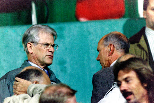 Statsminister Ingvar Carlsson och Tommy Svensson,