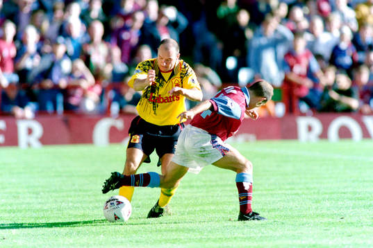 Fotboll, Premiership, Aston Villa - Nottingham Forest, 1-1